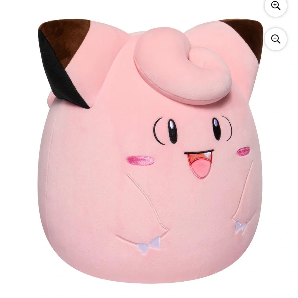 Squishmallow Pokémon 10” Clefairy Plush - Picture 6 of 7